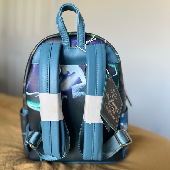 NWT Nightmare before Christmas Loungefly mini backpack - Picture 2 of 3